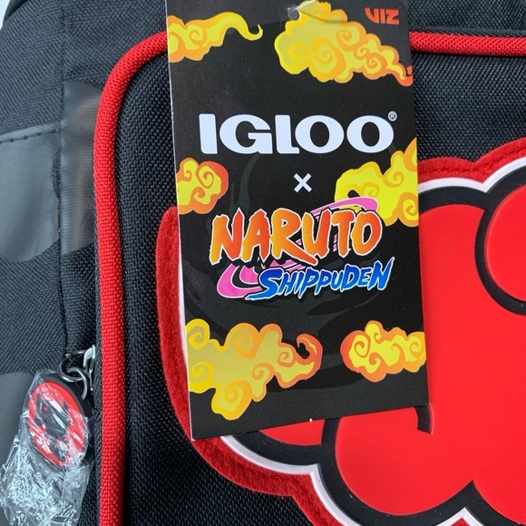 Amine NARUTO Igloo 9 Can Insulated Square Cooler Bag NWT - Picture 4 of 11